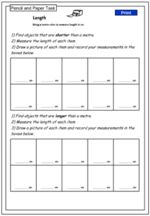 Measuring length in centimetres, Mathematics skills online, interactive